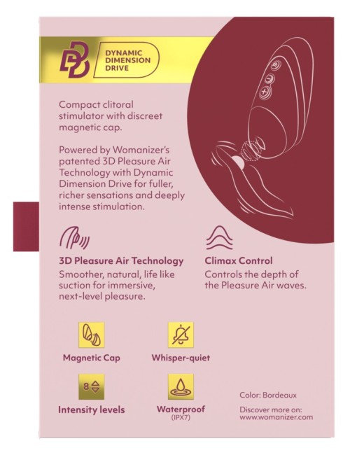 Womanizer Next Liberty Rouge | Stimulateur Clitoridien Air Pulsé
