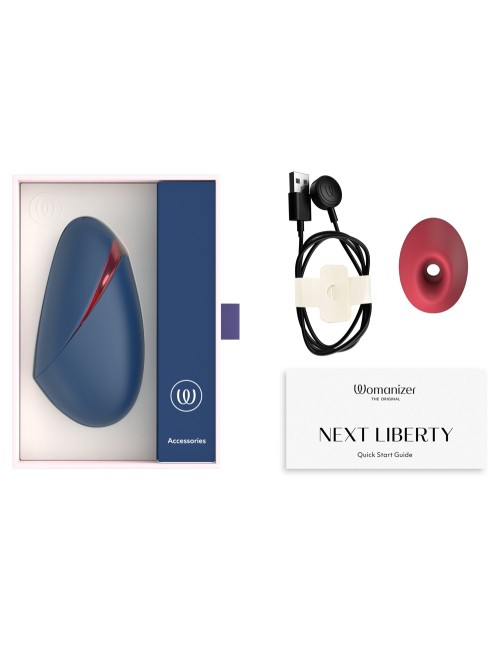 Womanizer Next Liberty Bleu | Stimulateur Clitoridien Air Pulsé