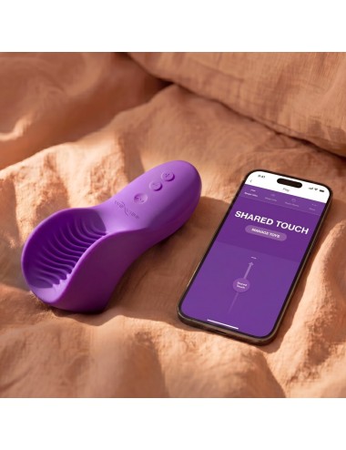 We-Vibe Shared Touch Violet - Vibromasseur Connecté Couple | Roselyse Lingerie