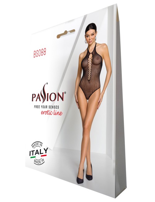 Bodystocking Noir Passion BS088 | Lingerie Sculptante