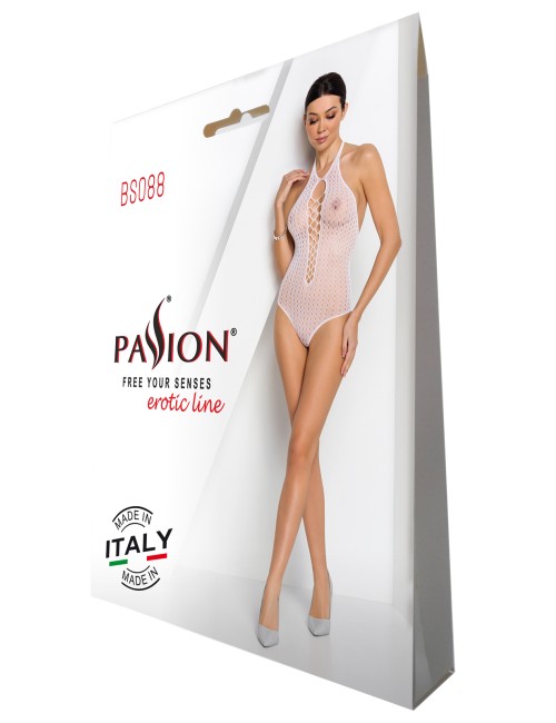 Bodystocking Blanc Passion BS088 | Lingerie Angélique