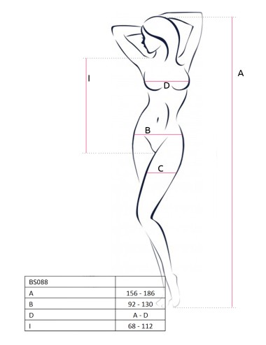 Bodystocking Blanc Passion BS088 | Lingerie Angélique | Roselyse Lingerie