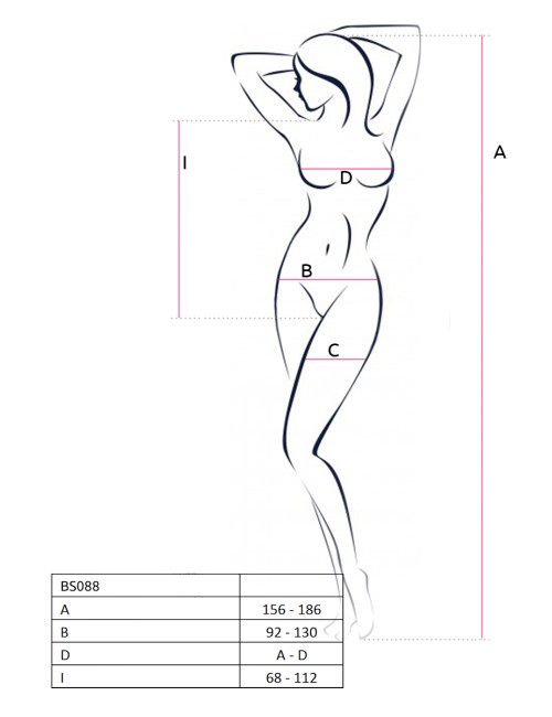 Bodystocking Blanc Passion BS088 | Lingerie Angélique