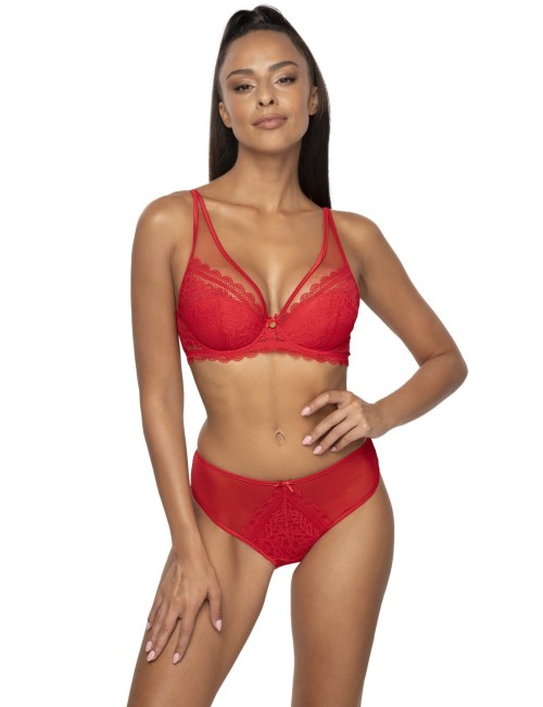 Soutient gorge push-up rouge Estelle