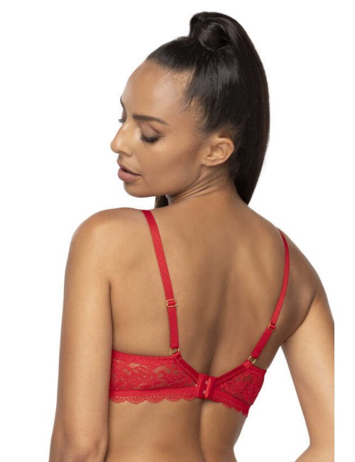 Soutient gorge push-up rouge Estelle
