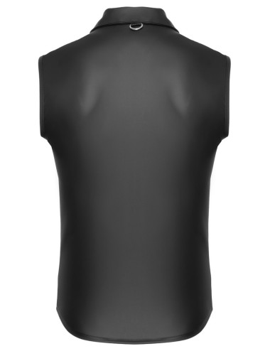 Débardeur Homme Noir Mat NEK à Pressions – Wetlook