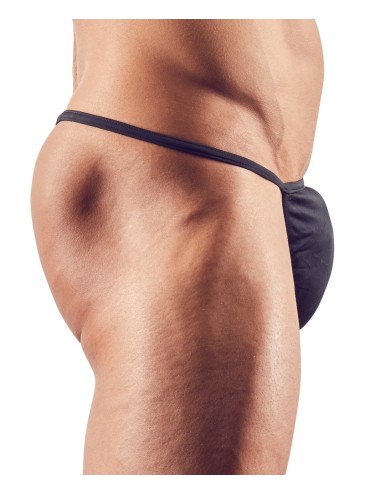 String homme sexy noir Svenjoyment – Matière brillante