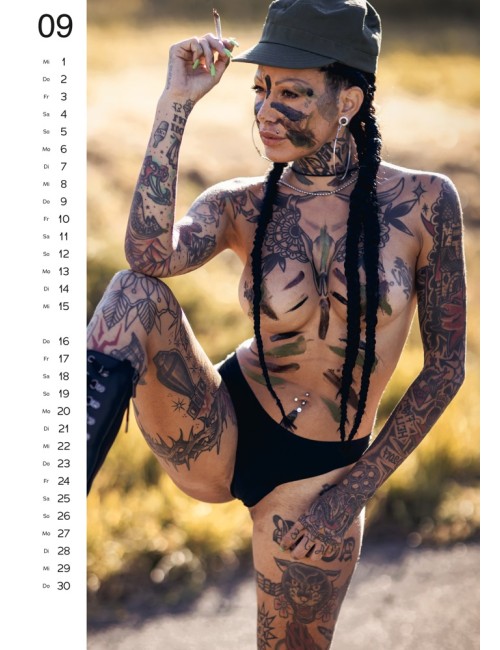 Pin-up Calendar Tattoo Girls 2027