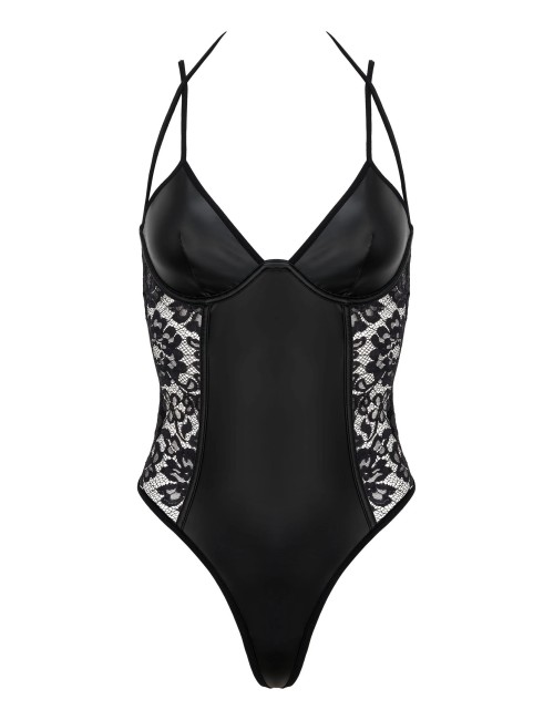 Body Noir Wetlook & Dentelle – Kotek