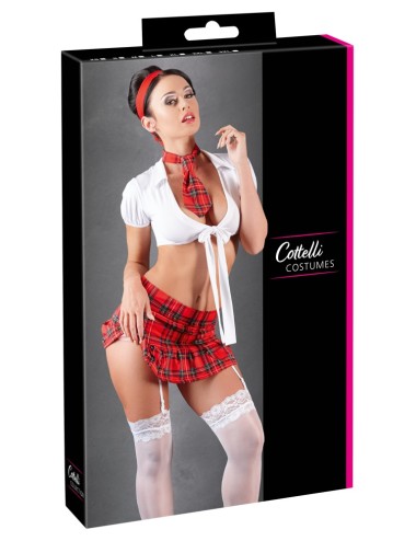 Costume écolière sexy 5 pièces Cottelli Lingerie - Rosélyse Lingerie