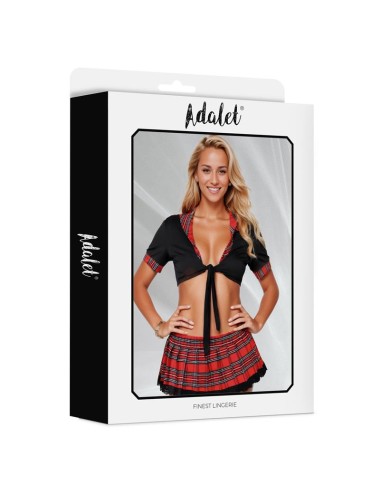 Déguisement écolière sexy rouge Carly – Adalet Lingerie