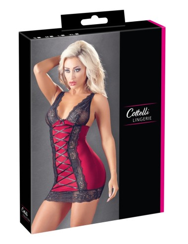 Chemise Rouge Sensuelle Cottelli LINGERIE