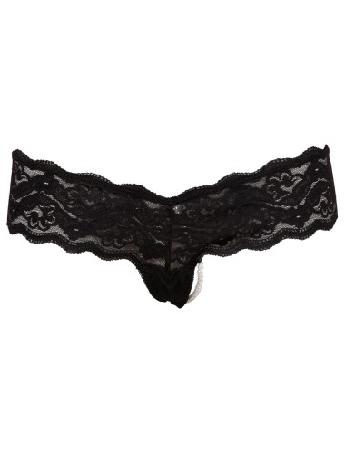 String Dentelle Florale à Perles Cottelli – Lingerie Sexy Femme