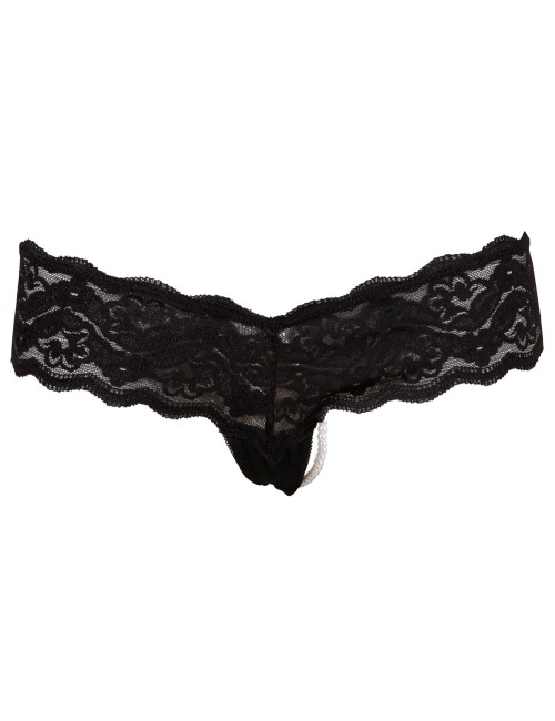 String en dentelle florale avec perles Cottelli LINGERIE
