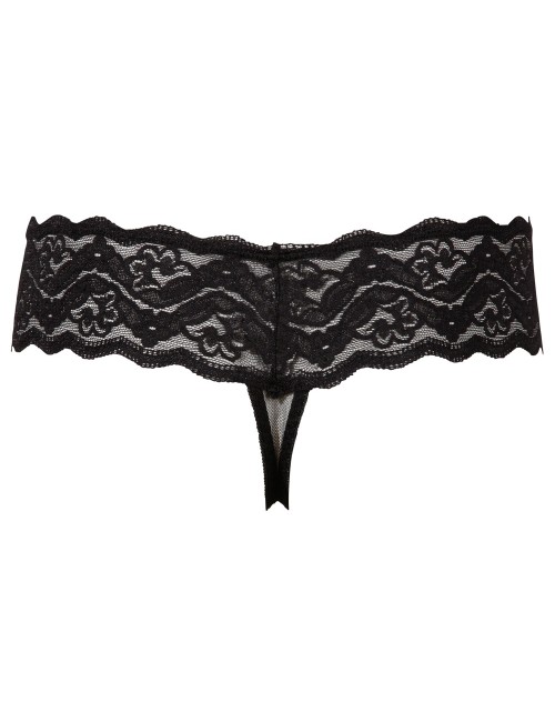 String en dentelle florale avec perles Cottelli LINGERIE