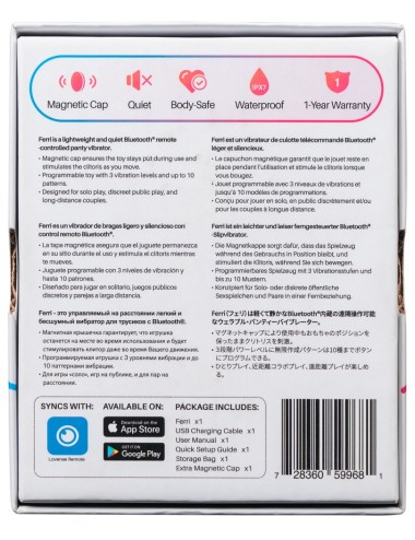 Ferri Lovense – Stimulateur Clitoridien Connecté