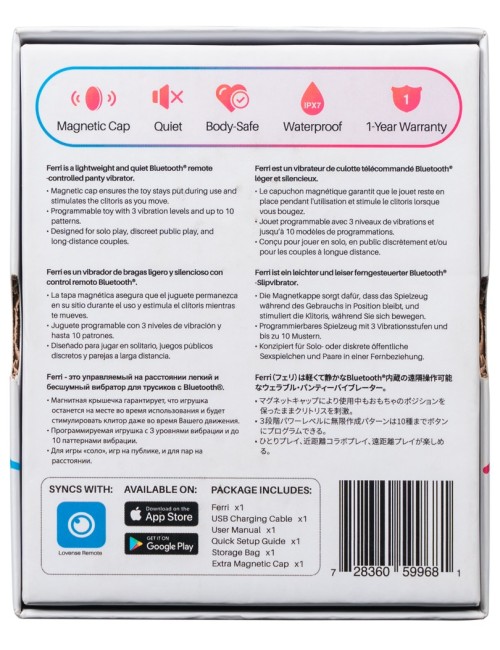 Ferri Stimulateur de Clitoris Connecté Lovense