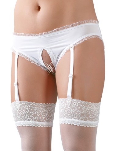 Costume d'Écolière Sexy 4 Pièces Blanc | Cottelli COSTUMES