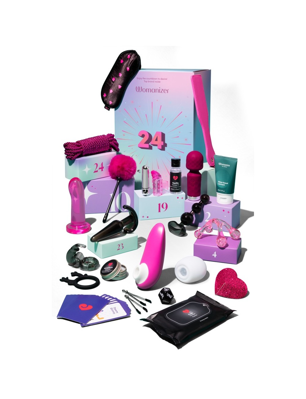 Calendrier de l'Avent érotique avec sextoys et accessoires sensuels Magic Shiver