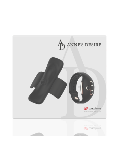 ANNES DESIRE - PANTY PLEASURE TECHNOLOGIE SANS FIL WATCHME NOIR/OR
