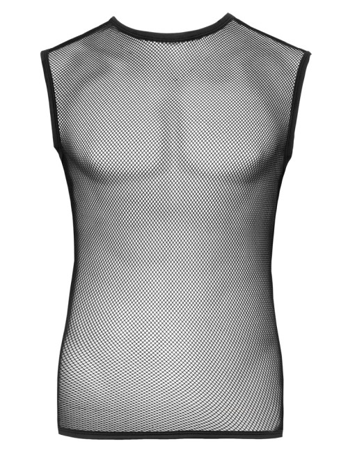 T-shirt résille noire Svenjoyment à col rond