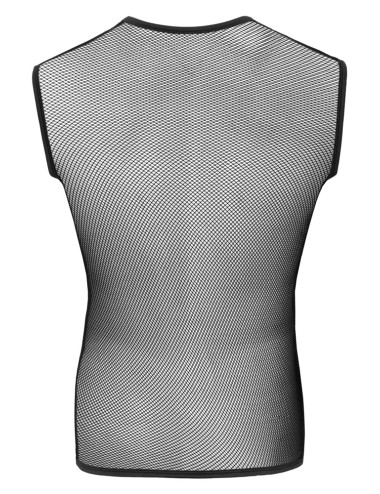 T-shirt résille noir Svenjoyment à col rond homme