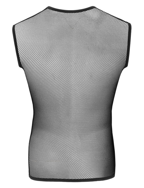 T-shirt résille noire Svenjoyment à col rond