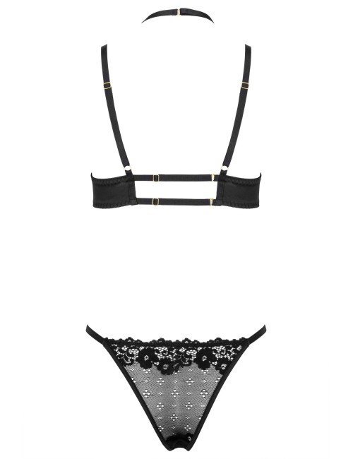 Ensemble 2 Pièces BH & String en Dentelle Noire – Kotek