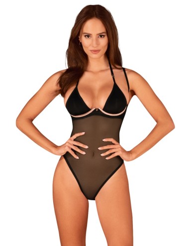 Selinne Body Noir Sexy en Résille - Obsessive
