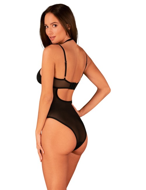 Selinne Body Noir Sexy en Résille - Obsessive