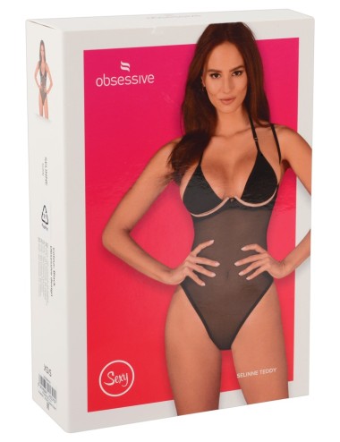 Body Sexy Noir Selinne Obsessive – Résille & Bretelles