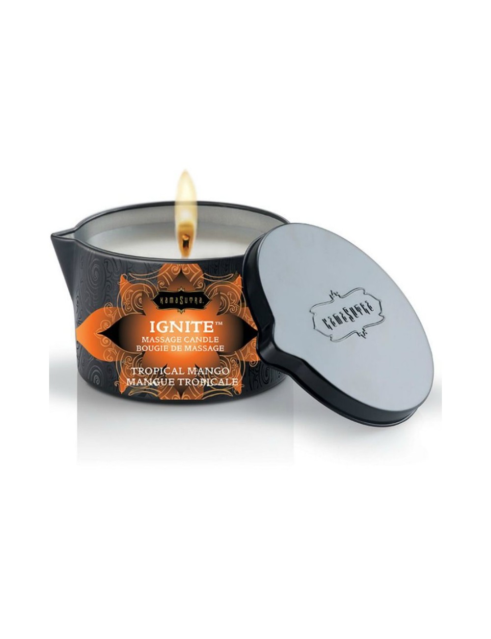 KAMASUTRA - BOUGIE DE MASSAGE MANCHE TROPICAL 170 GR