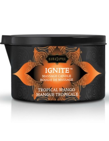 KAMASUTRA - BOUGIE DE MASSAGE MANCHE TROPICAL 170 GR