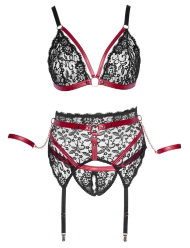 Ensemble porte-jarretelles Suspender Set Cottelli BONDAGE