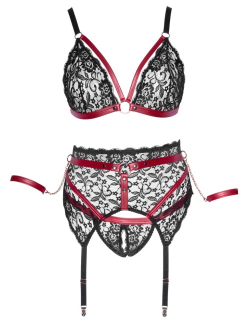 Ensemble porte-jarretelles Suspender Set Cottelli BONDAGE