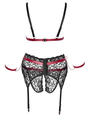 Ensemble porte-jarretelles Suspender Set Cottelli BONDAGE
