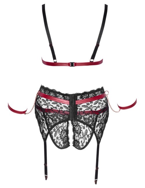 Ensemble porte-jarretelles Suspender Set Cottelli BONDAGE