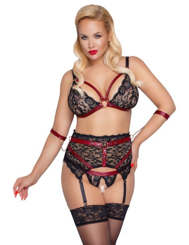 Ensemble porte-jarretelles Suspender Set Cottelli BONDAGE