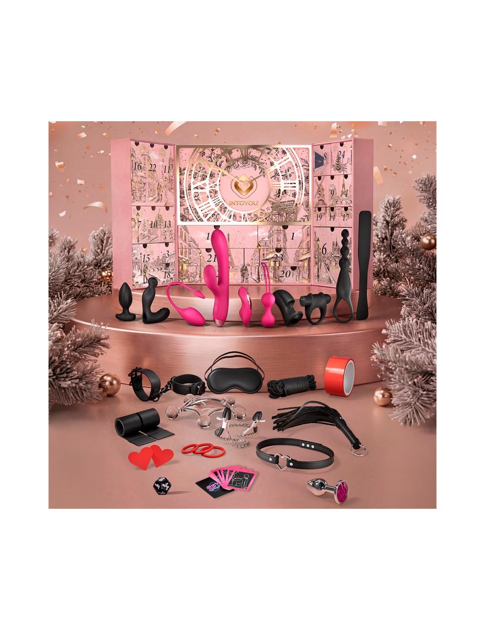 Calendrier de l’Avent Luxury 24 pièces Intoyou