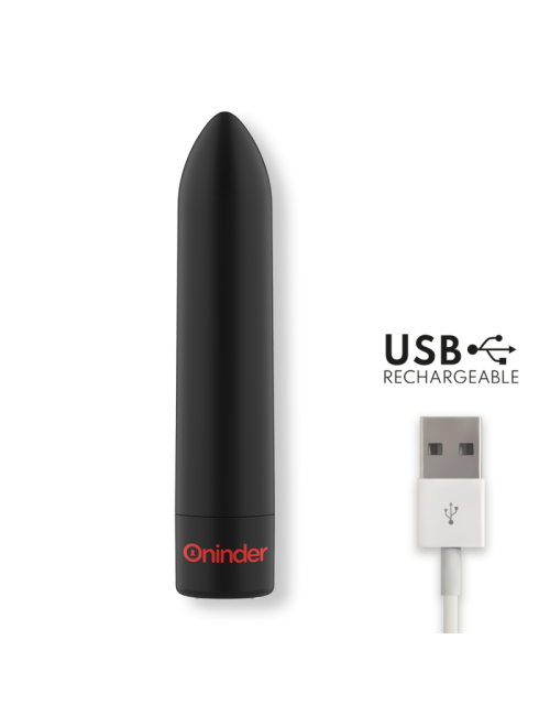 ONINDER BERLIN Vibromasseur bullet noir 8,5 cm avec 9 modes et application gratuite