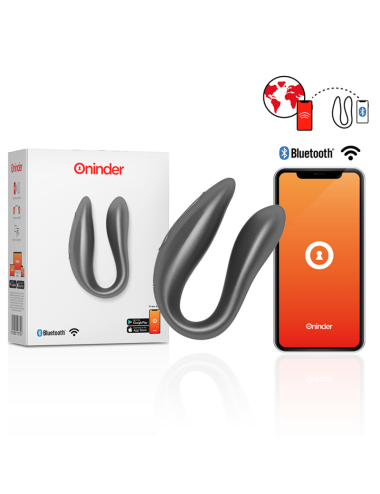ONINDER LISBOA Noir Stimulateur G-Spot & Clitoris Application Gratuite