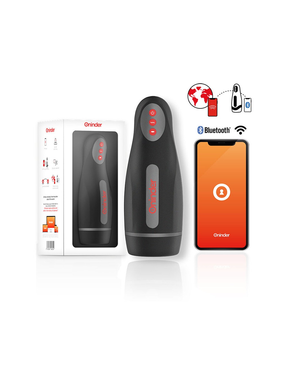 ONINDER Seoul Masturbateur Homme Rechargeable 10 Vitesses