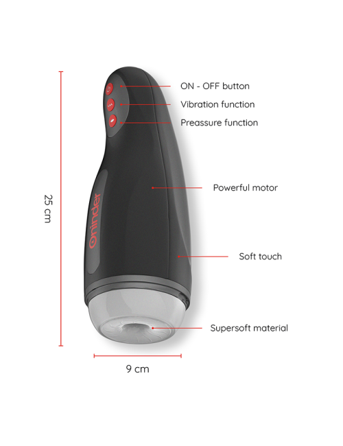 ONINDER Seoul Masturbateur Homme Rechargeable 10 Vitesses