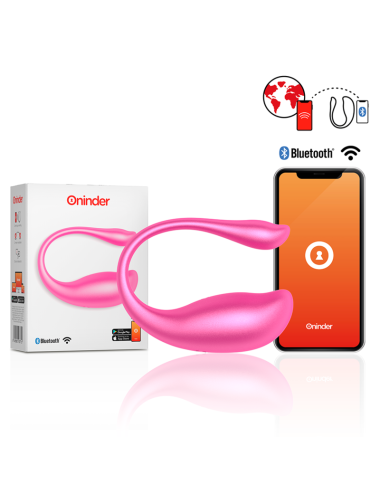 ONINDER NAIROBI Œuf vibrant rose avec 9 modes et application gratuite