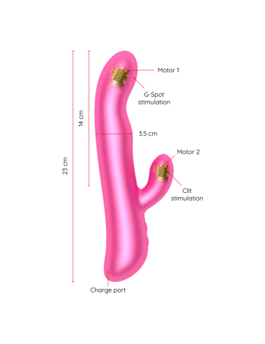 ONINDER OSLO – VIBRATION & ROTATION ROSE AVEC APPLICATION GRATUITE