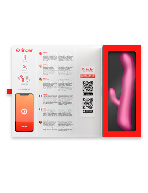 ONINDER OSLO – VIBRATION & ROTATION ROSE AVEC APPLICATION GRATUITE