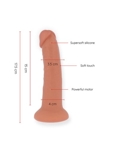 Gode vibrant BOGOTÁ ONINDER™ – Silicone, 9 vibrations & App