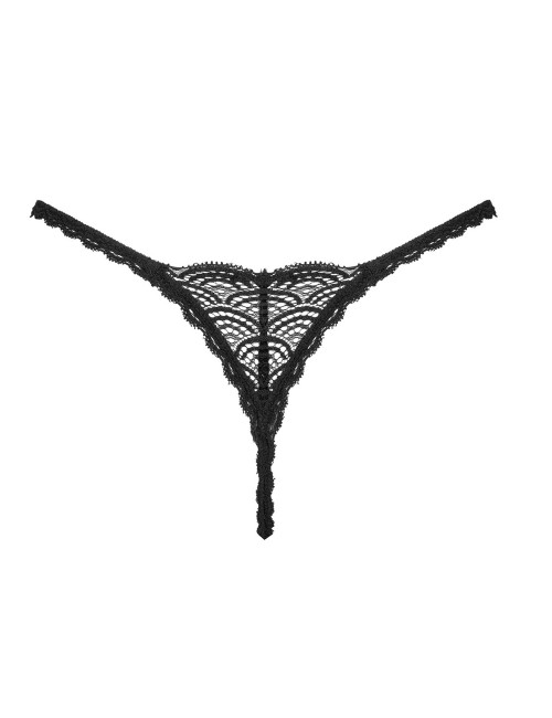 Chemeris String Noir Obsessive en Dentelle Sexy