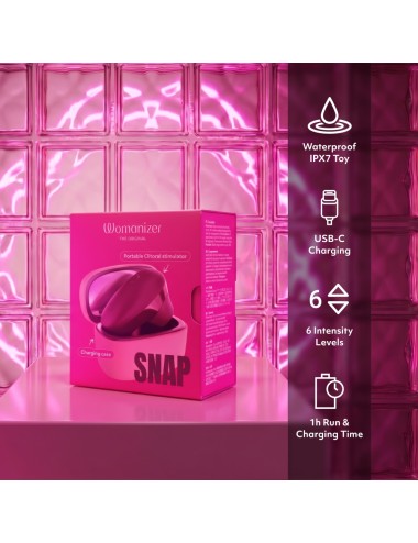 Womanizer Stimulateur Clitoridien Rechargeable en Silicone Doux