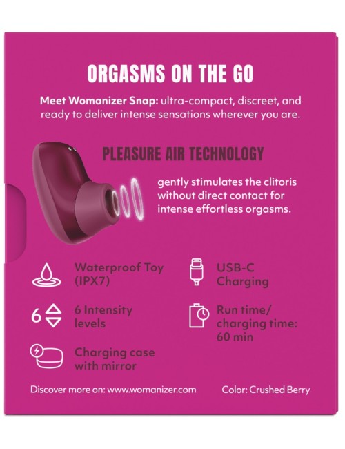 Womanizer Stimulateur Clitoridien Rechargeable en Silicone Doux